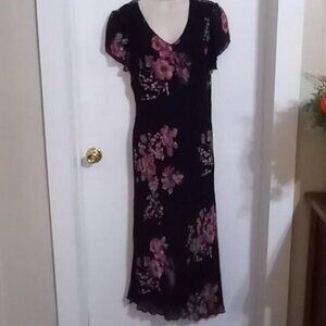 Eva Blue | Vintage Beaded Roses whimsigoth plus size dress